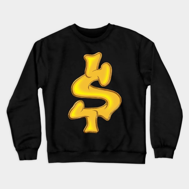 Money Crewneck Sweatshirt by the Mad Artist